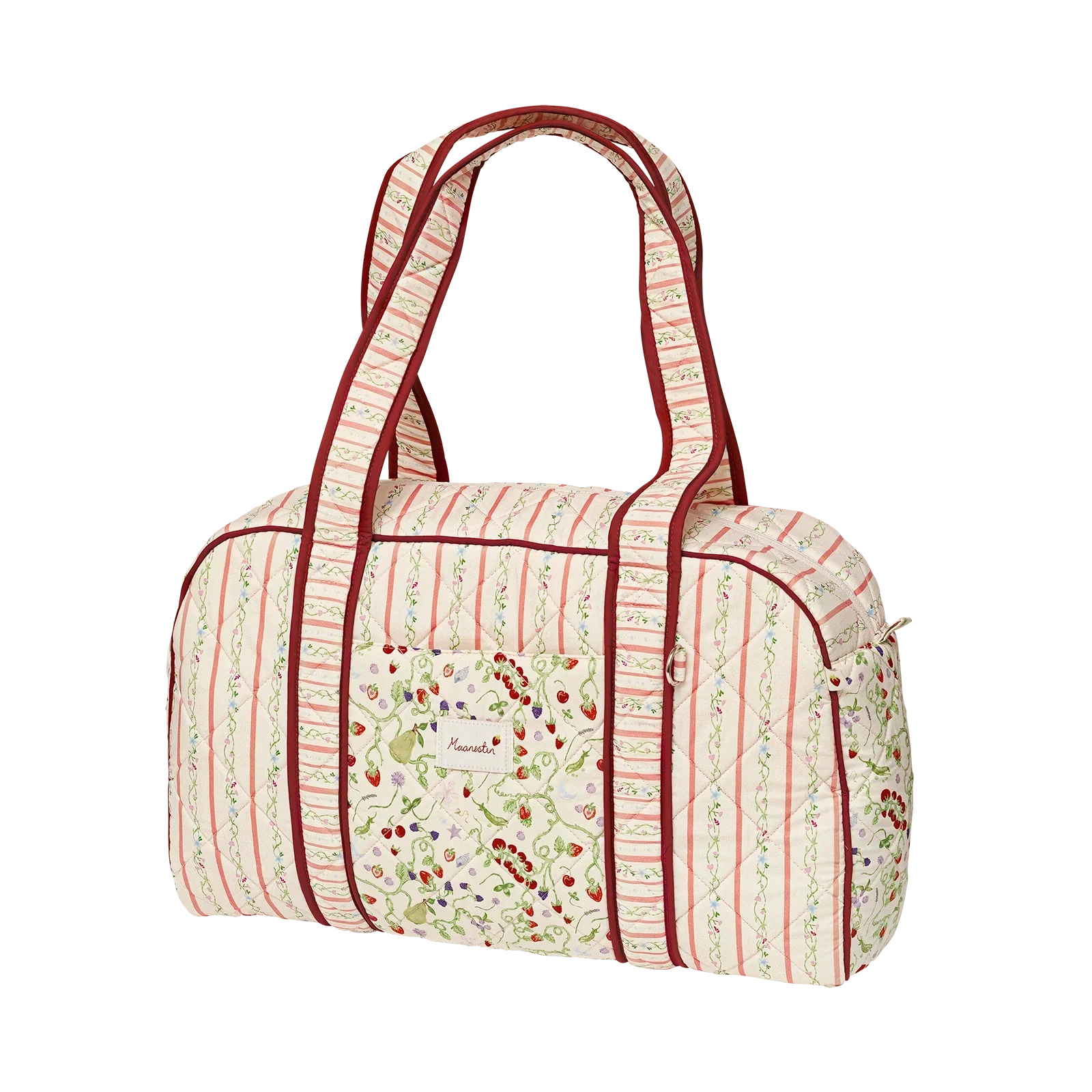 Suvi Quilted Veske Summer Stripes Peach